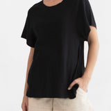 Elly Zip Feeding Tunic - Black