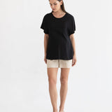 Elly Zip Feeding Tunic - Black