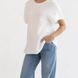 Elly Zip Feeding Tunic - White