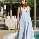 Emily Denim Maxi Dress