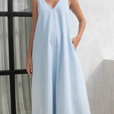 Emily Denim Maxi Dress