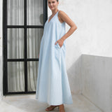 Emily Denim Maxi Dress