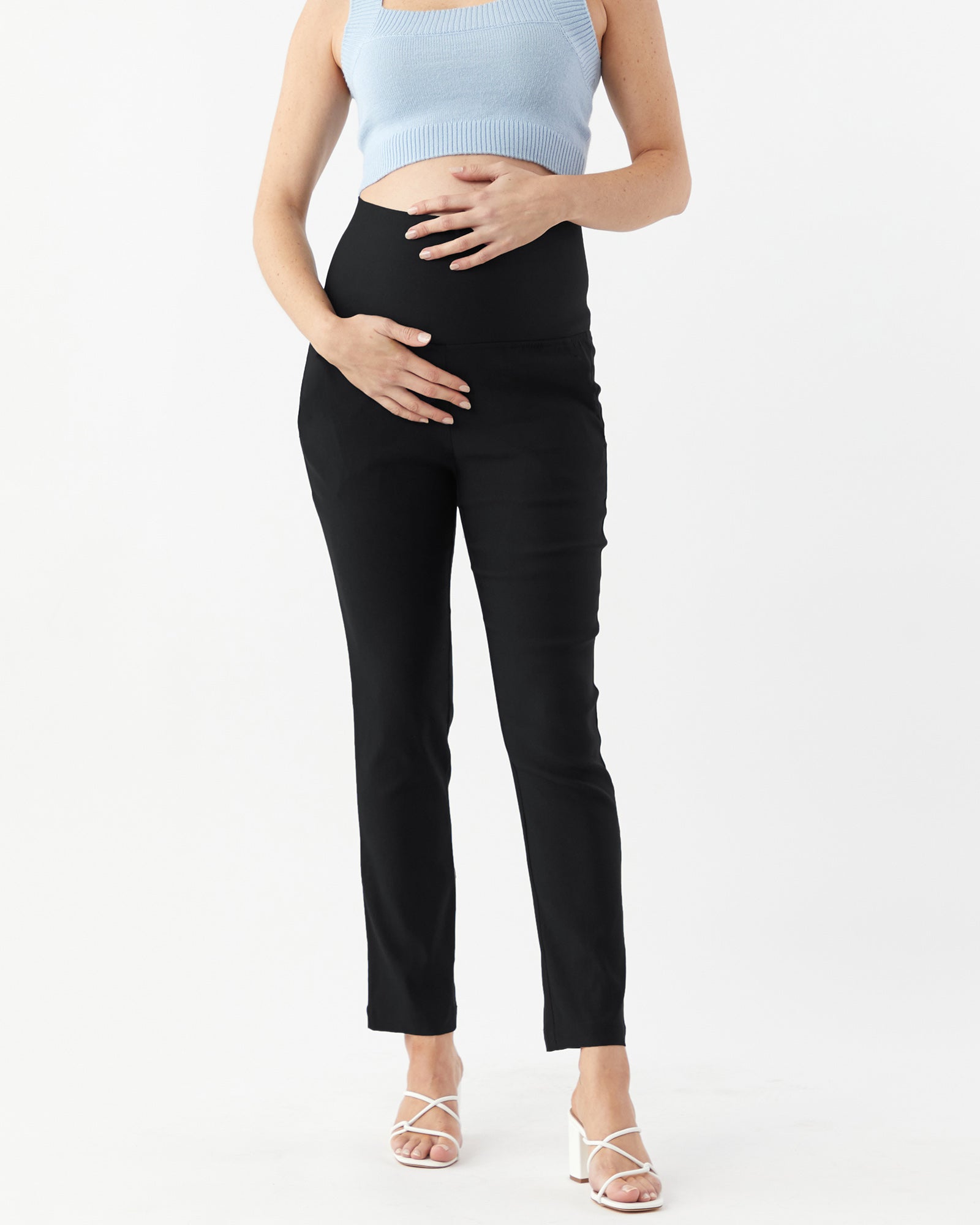 Flora Skinny Capri Maternity Pant