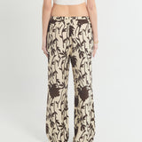 Pantalones anchos drapeados