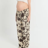 Pantalones anchos drapeados