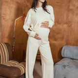Harriette Wide Cotton Pants