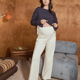 Harriette Wide Cotton Pants