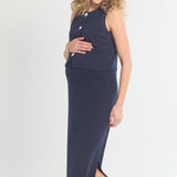 Vestido de tirantes Harper de canalé suave