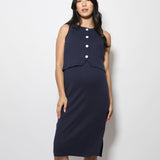 Isla Soft Rib Feeding Dress