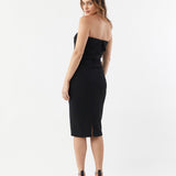 Lana Strapless Dress - Black