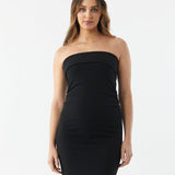 Lana Strapless Dress - Black
