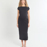 Vestido de tirantes Harper de canalé suave