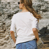 Luna Button Cotton Top