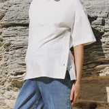 Luna Button Cotton Top