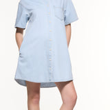 Luna Denim Shirt Dress