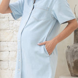 Luna Denim Shirt Dress