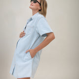 Luna Denim Shirt Dress