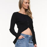 Mabel Crew Neck Cardigan