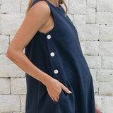 Maeve Linen Feeding Dress