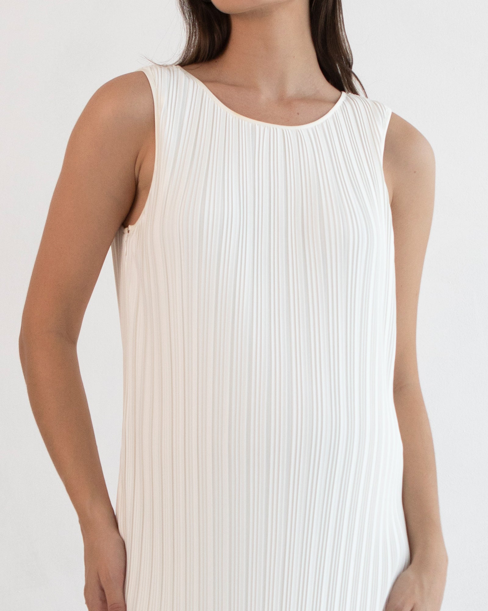 Michelle Pleat Feeding Dress