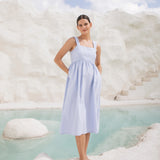 Nina Midi Dress - Blue