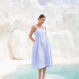 Nina Midi Dress - Blue
