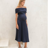 Off Shoulder Midi Dress