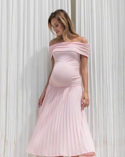 Off Shoulder Midi Dress