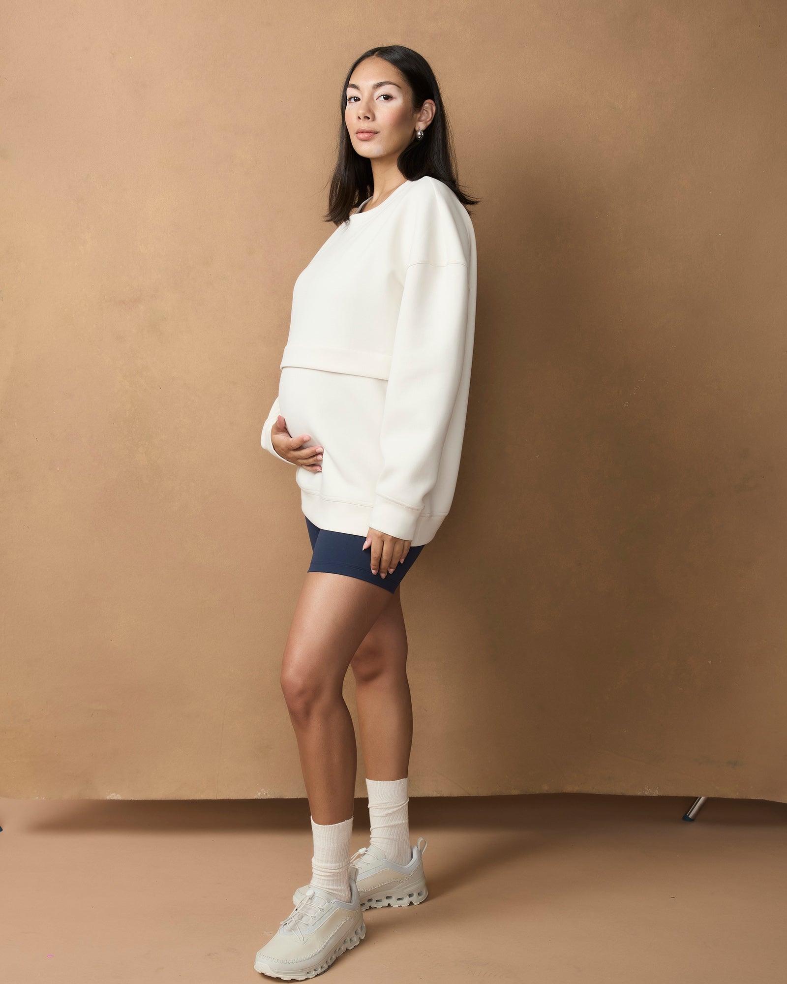 Oversized Feeding Zip Jumper