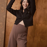 Pull-On Wide Leg Pants