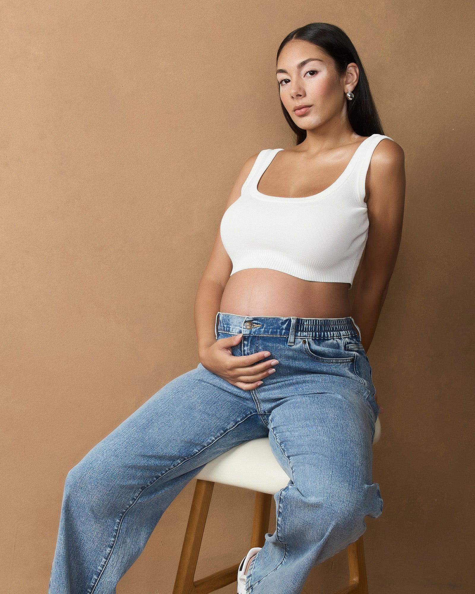 Relaxed Wide Leg Jeans