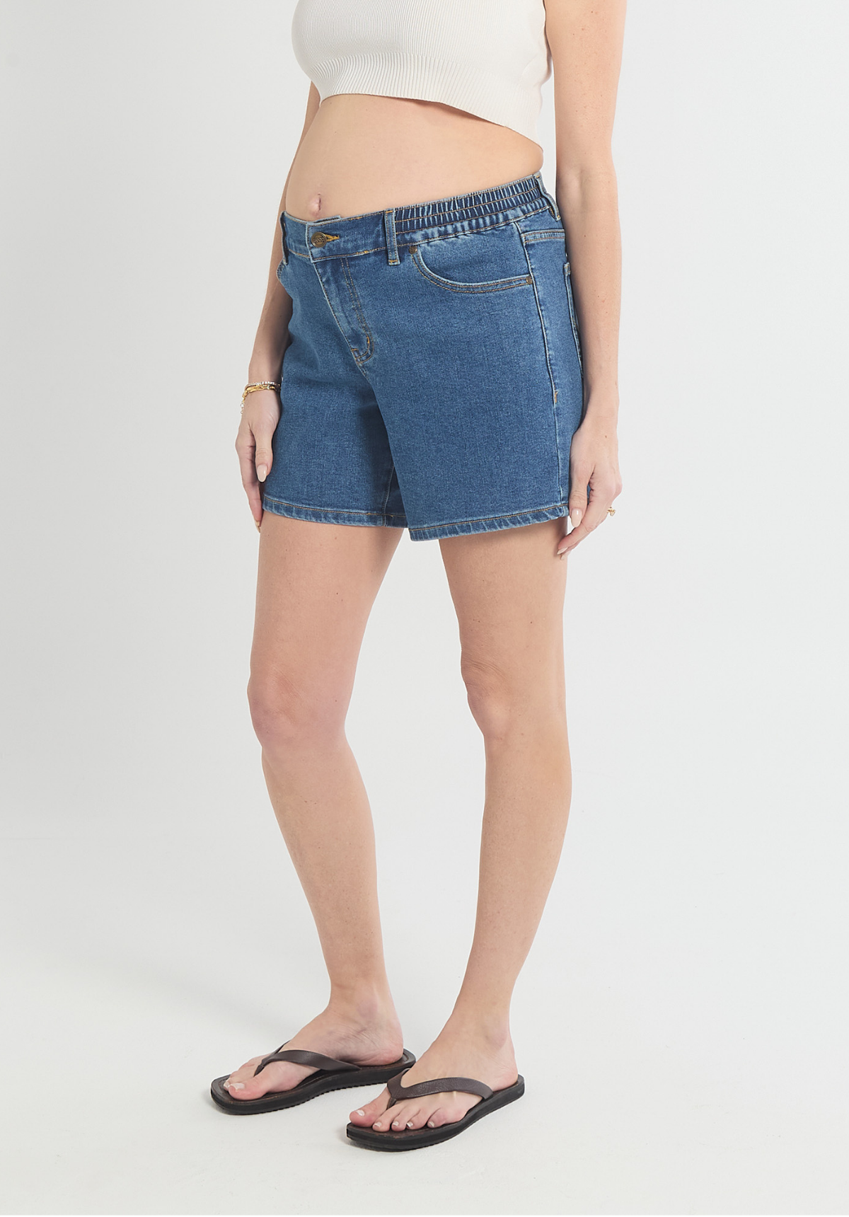 Relaxed Denim Shorts