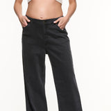 Relaxed Wide Leg Jeans