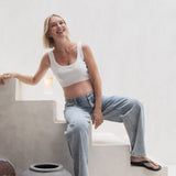 Relaxed Wide Leg Jeans