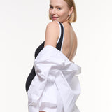 Scooped Neck One Piece Swimsuit