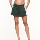 Side Stripe Cotton Shorts