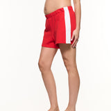 Side Stripe Cotton Shorts