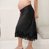Falda de encaje sedoso