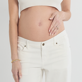 Soon Slim Straight Leg Jeans (Cropped)