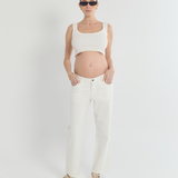 Soon Slim Straight Leg Jeans (Cropped)