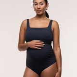 Square Neck One Piece Swimsuit