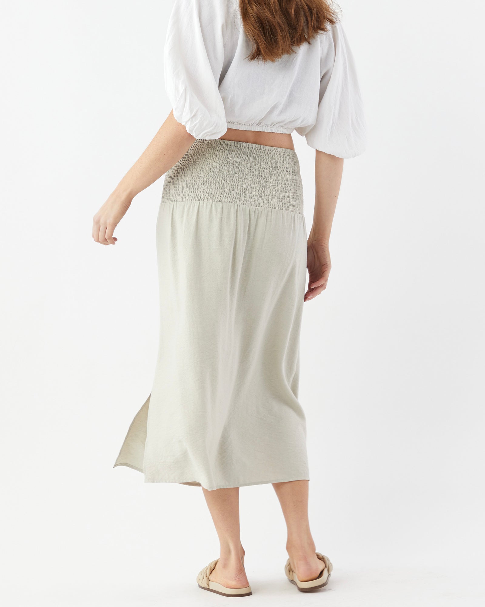 Straight Midi Skirt