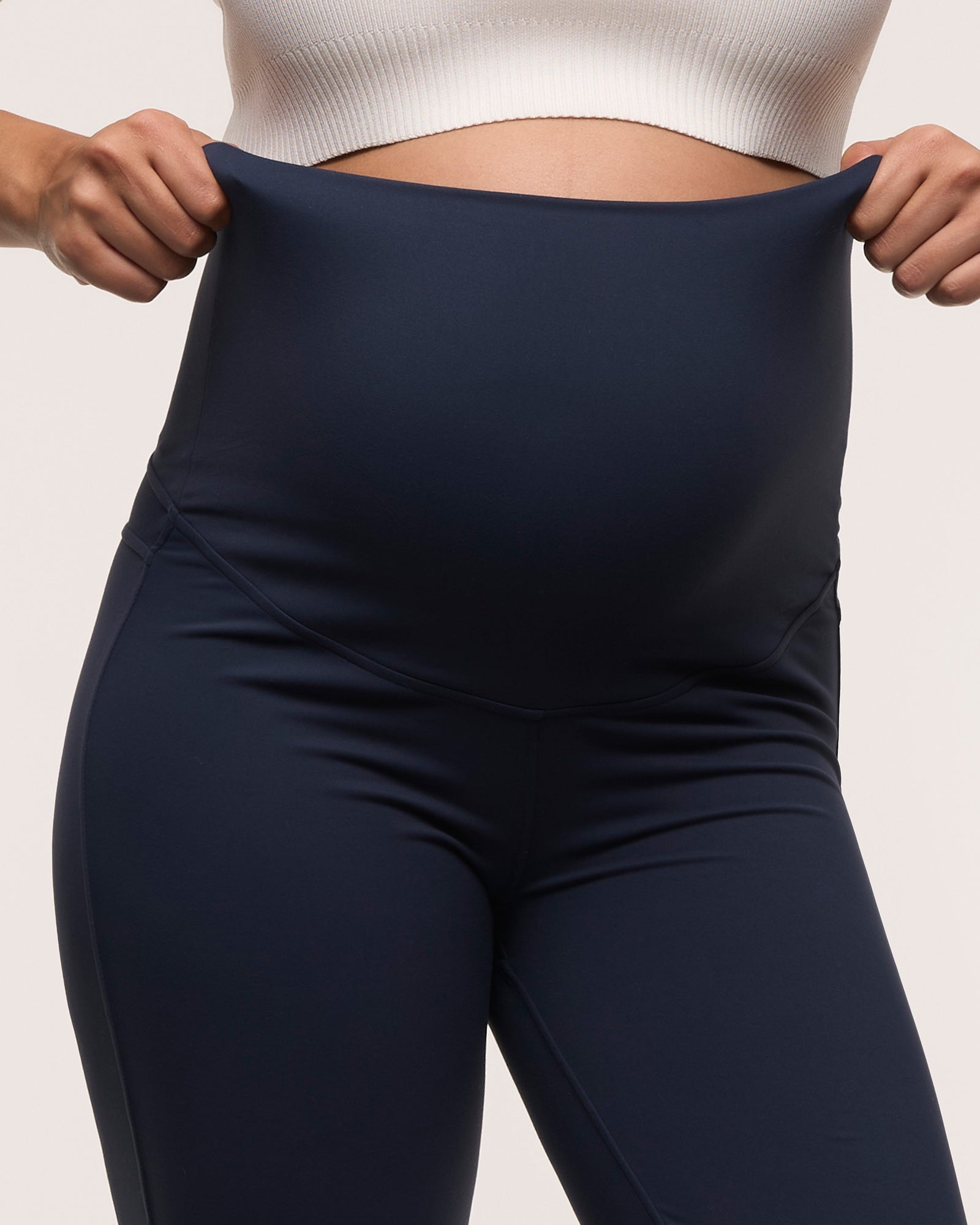 Straight Flare Overbelly Leggings