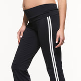Straight Flare Side Stripe Leggings
