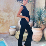 Harper Bamboo Feeding Tank - Black