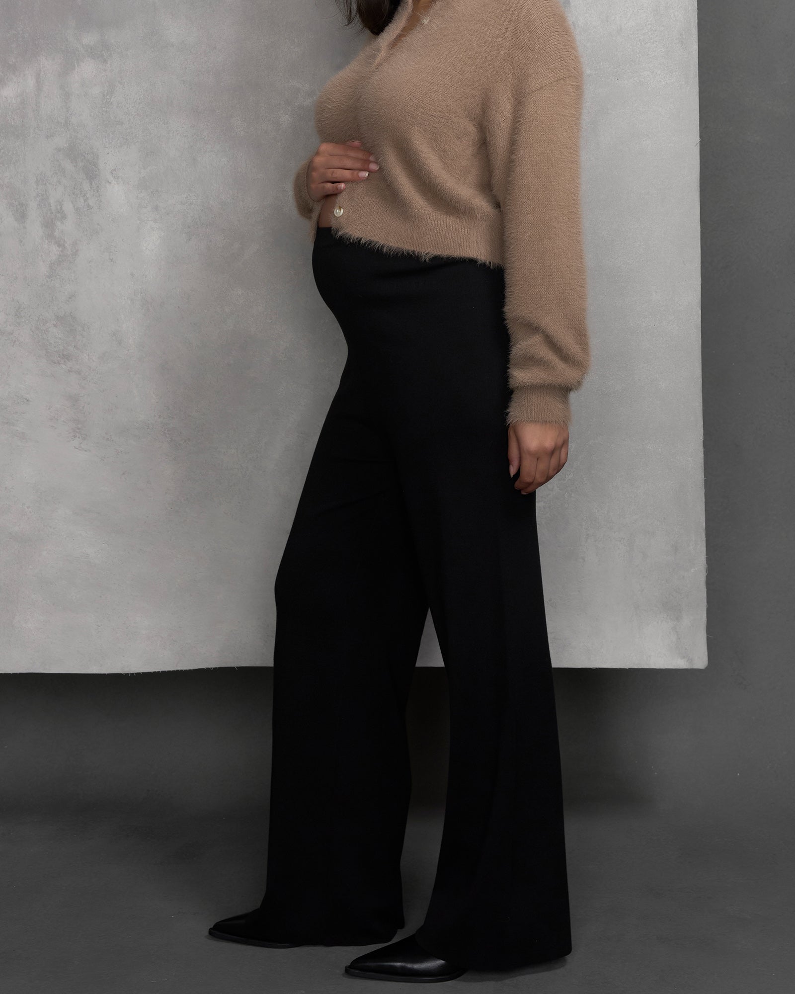 The Knit Straight Pants