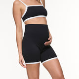 Two Tone Biker Shorts