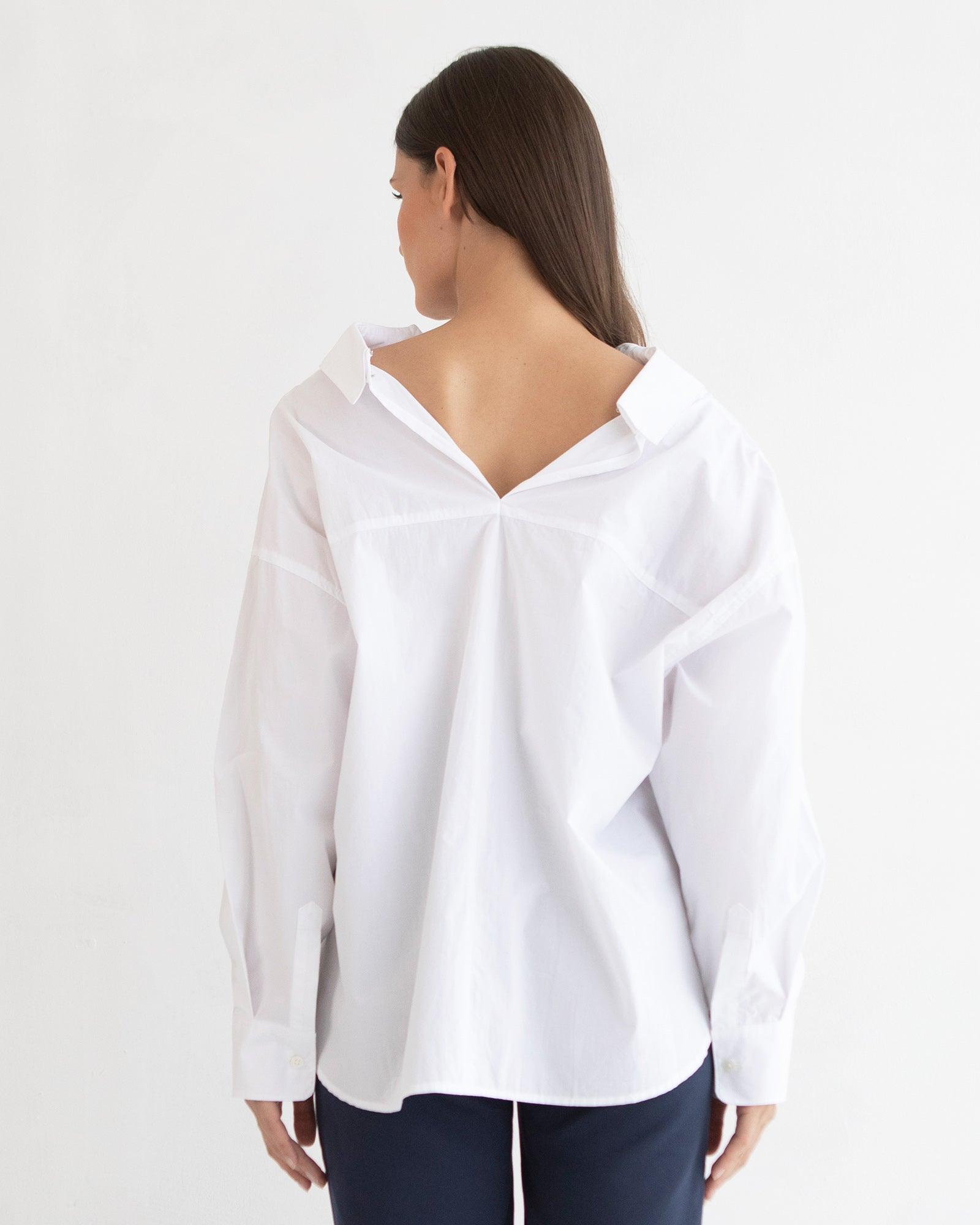 V-Neck Oversized Shirt