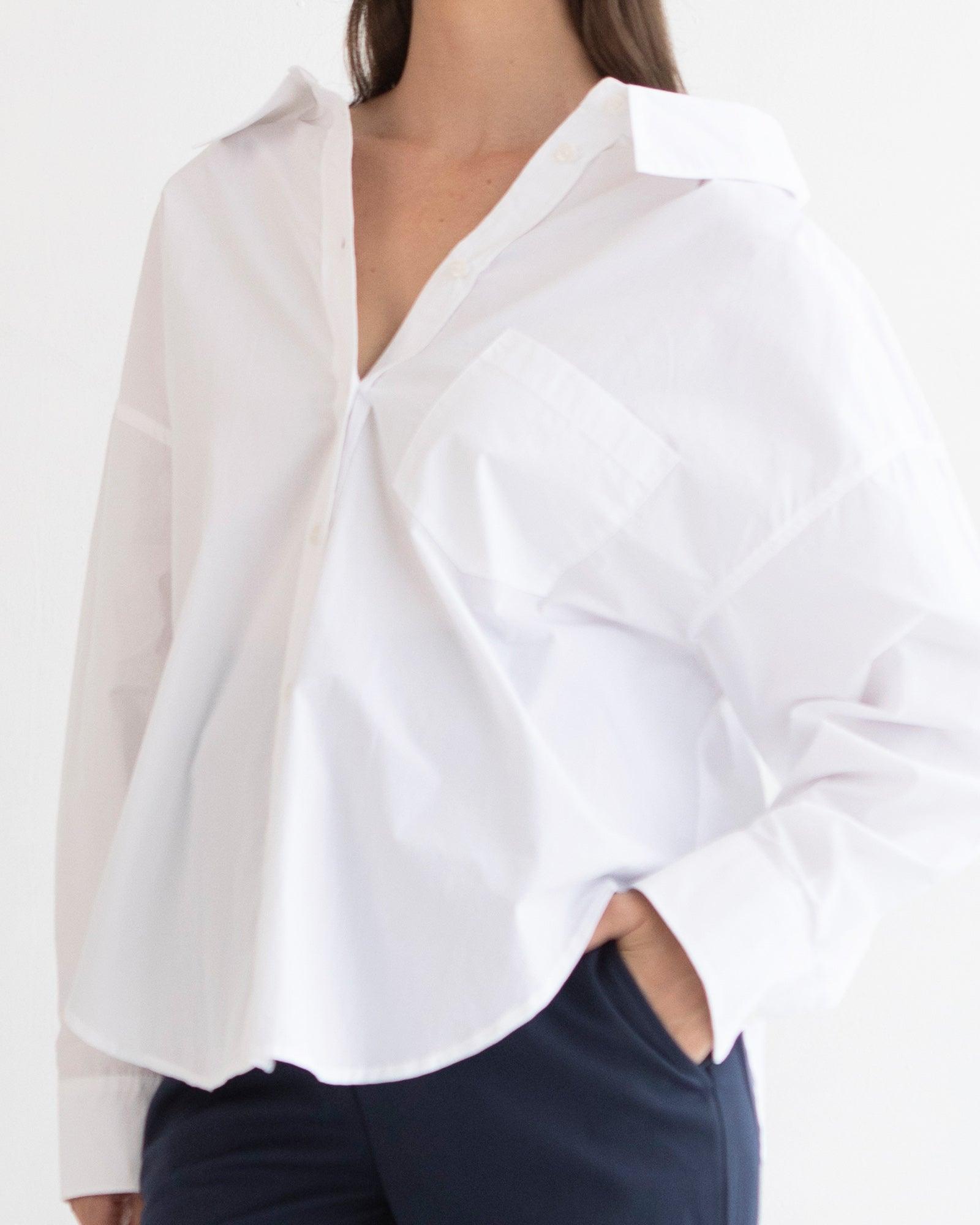 V-Neck Oversized Shirt