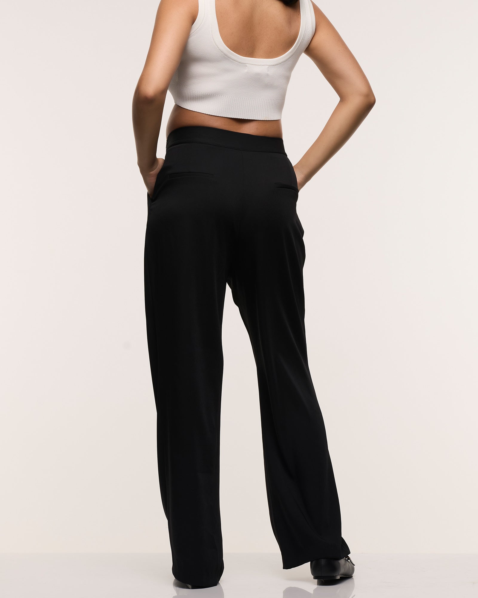 Wide Leg Pleated Pants